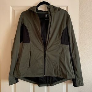 Thick rain jacket